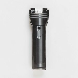 Thin LED magnetic black flashlight